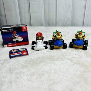 McDonalds Nintendo MARIO KART Happy Meal Toys Mario & Bowser (2)